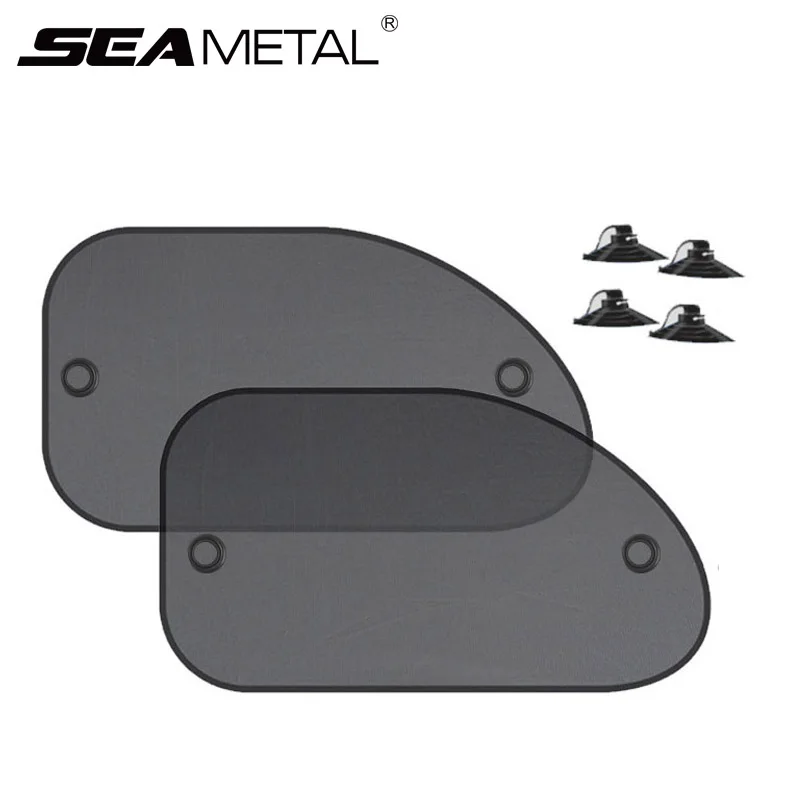 Coche cortina de ventana sombrilla cubierta de protección UV de malla coche cortina de espalda parasol de ventana lateral Universal de accesorios para automóviles
