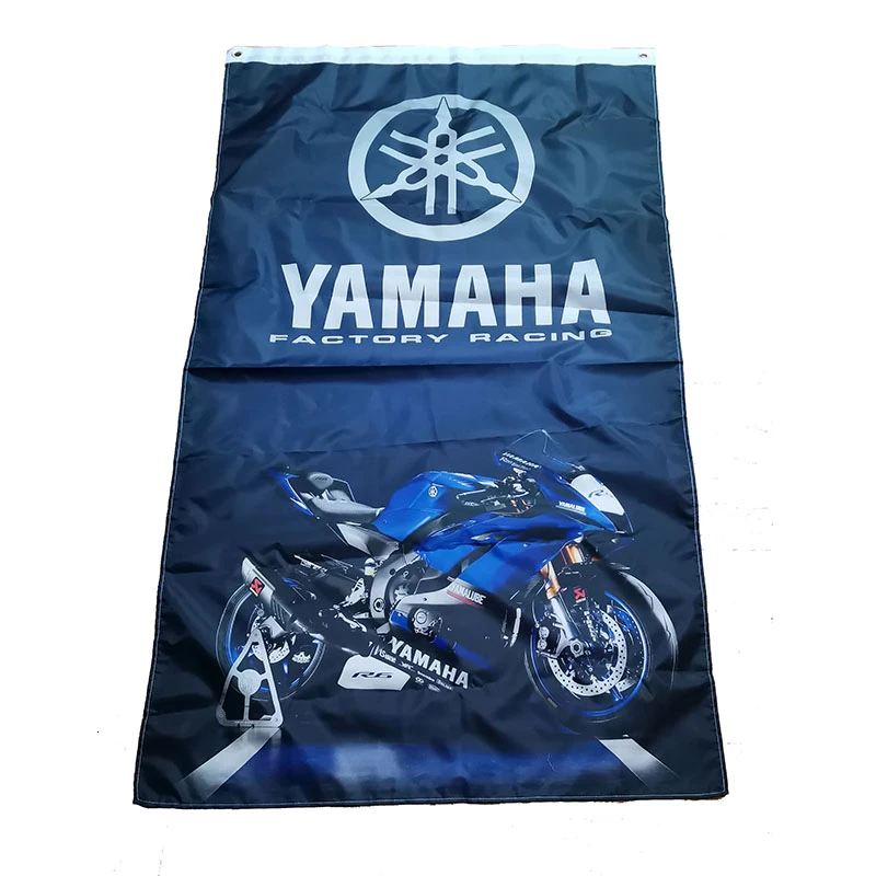 Флаг Yamaha Racing 90*150 см размер рождественские украшения для дома и сада