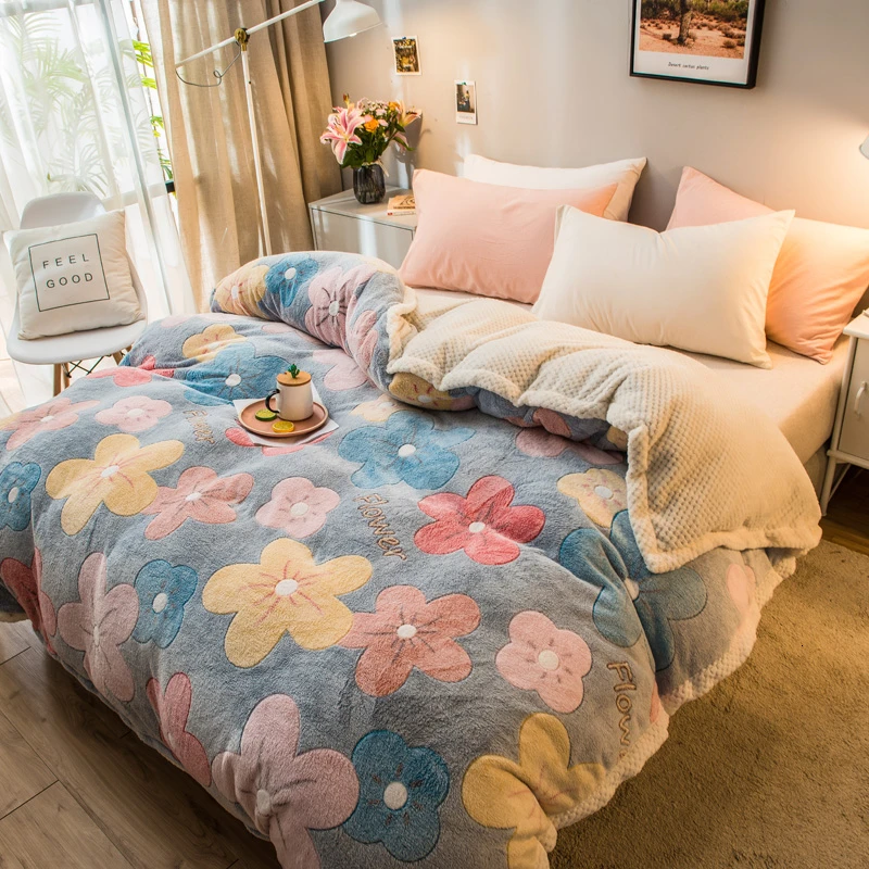 double bed blanket cover with zipper