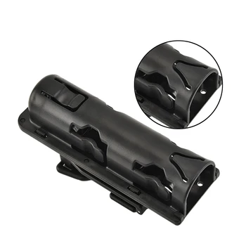 

Black Baton Holder Expandable Plastic Swivelling Baton Case Telescopic Holster i