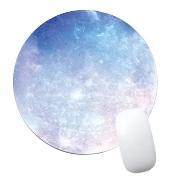 

20cm Round Mouse Pad Planet Series Mat Moon Computer Accessory For Pc Laptop Notebook Gamer Desk Pad