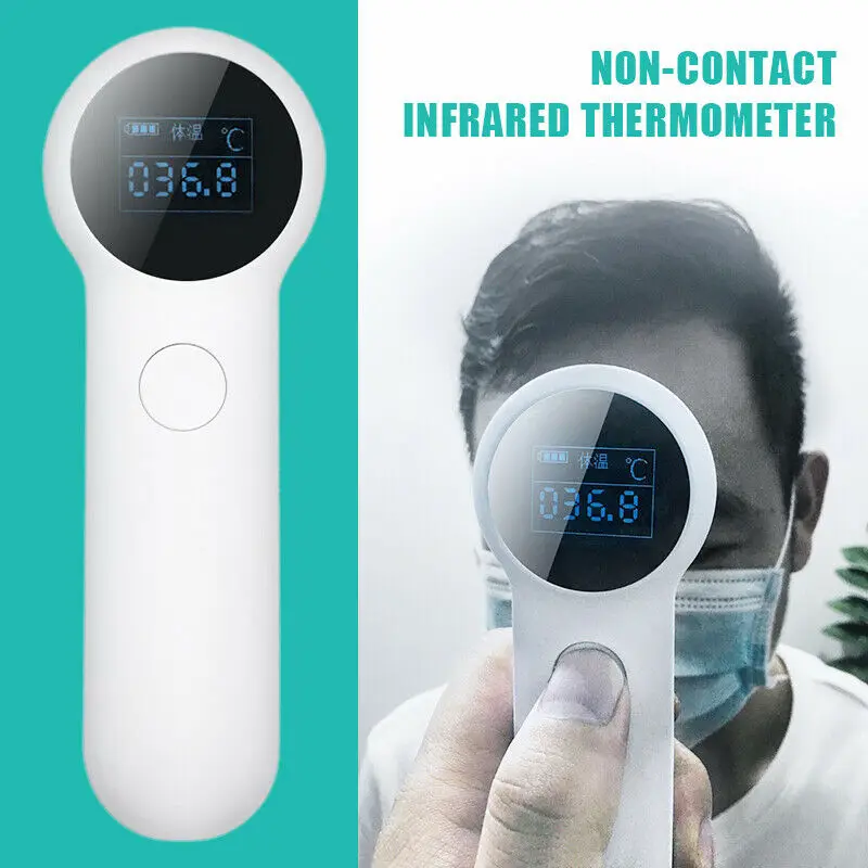

2020 New Baby Digital Forehead Thermometer Gun Without Battery Non-Contact Infrared Body Fever Temperature Gun For Adult Baby