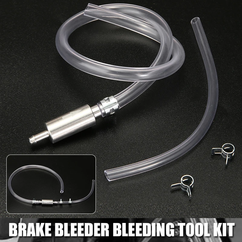 

Motorcycle Car Brake Bleeder One Way Valve Clutch Brake Bleeder Tube Clutch Bleeding Tool Kit Auto Accessories