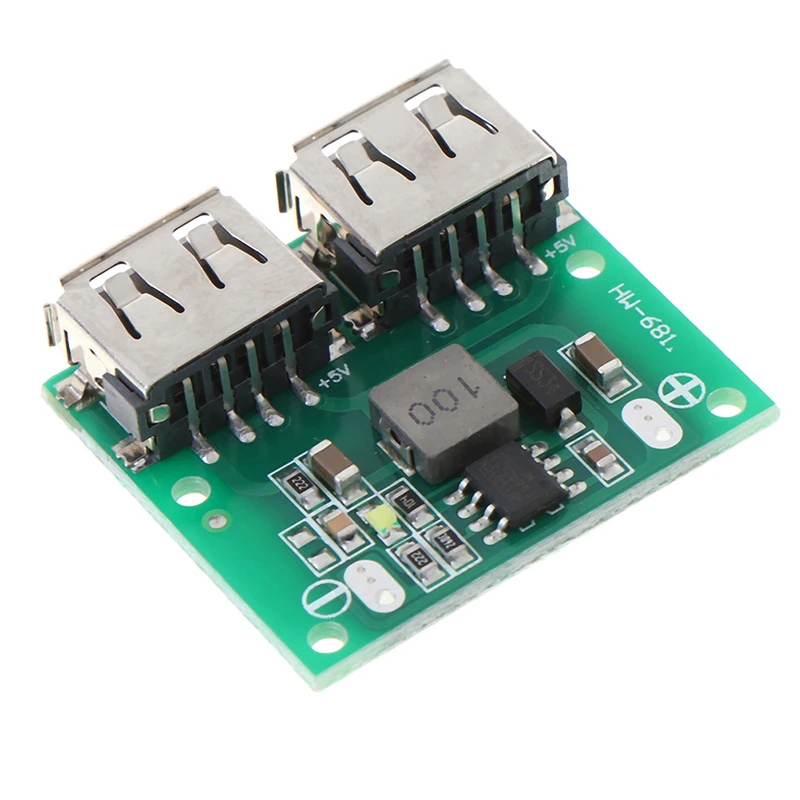 9 в 12 В 24 В до 5 В 3A Dual USB DC-DC Зарядное устройство блок питания понижающий модуль