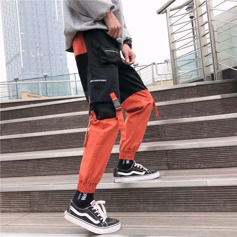 

Spring And Autumn Popular Brand Multi-pockets Bib Overall Korean-style Street Loose-Fit Hong Kong Style Capri Joint Beam Leg Cas
