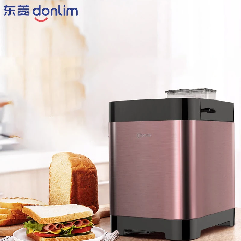 Home bread machine multi-function fully automatic and dough fermented  breakfast toaster kneading small - AliExpress