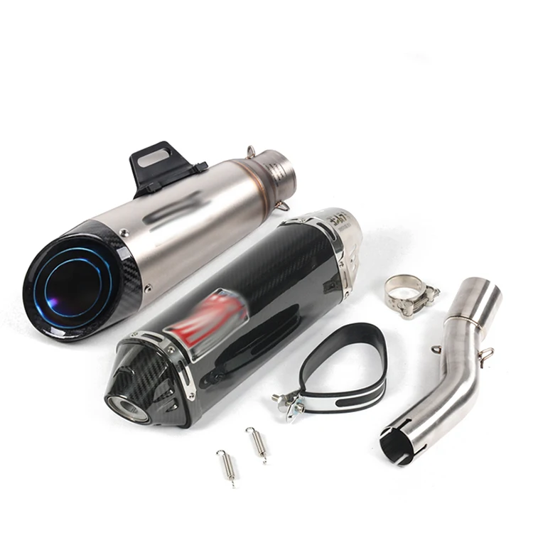 

Motorcycle modified escape exhaust muffler GSX250R DL250 middle section Yoshimura Scorpion tail section exhaust pipe