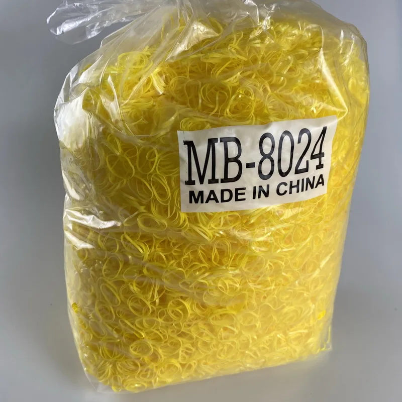 Ungefähr 1 kg bunte kleine transparente Gummibänder für Babys, hochelastisches Haargummi, Gummi, Kind, Scrunchie, Pferdeschwanzhalter, Großhandel – Detail 14