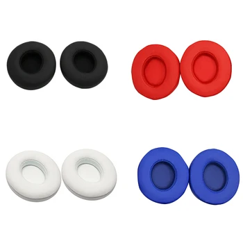 

Worallymy Dustproof Leather Earshield Cushions Sponge Headphone Pads Earbud Cover Headset Earcaps for SOLO 3.0