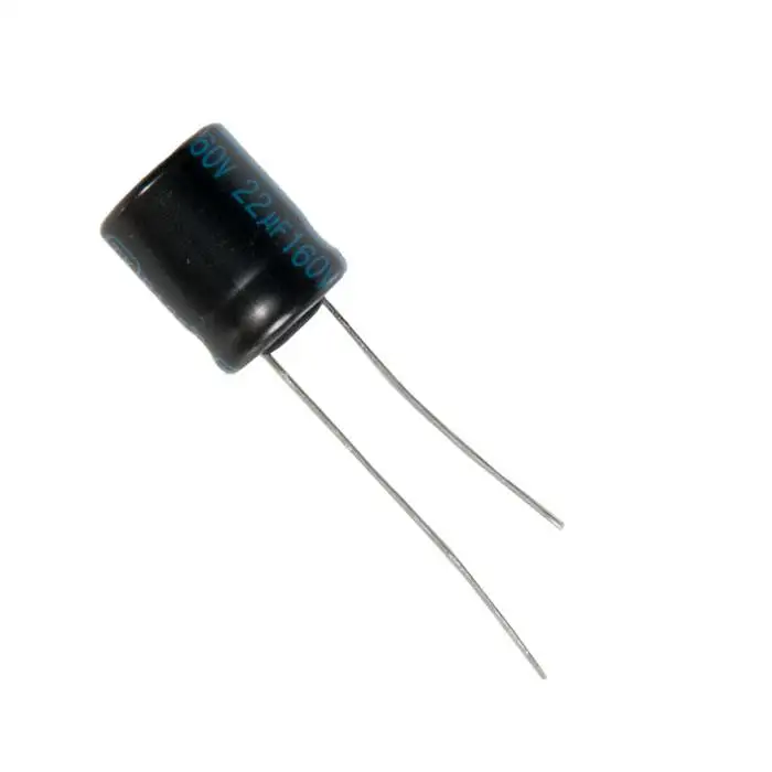 Конденсатор электролитический 22x160 (10x12 5) TK Jamicon 105C | Электронные компоненты и