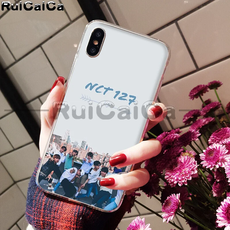 Чехол для телефона RuiCaiCa KPOP K.A.R.D MONSTA X NCT 127 чехол для Apple iPhone 8 7 6 6S Plus X XS MAX 5 5S SE XR