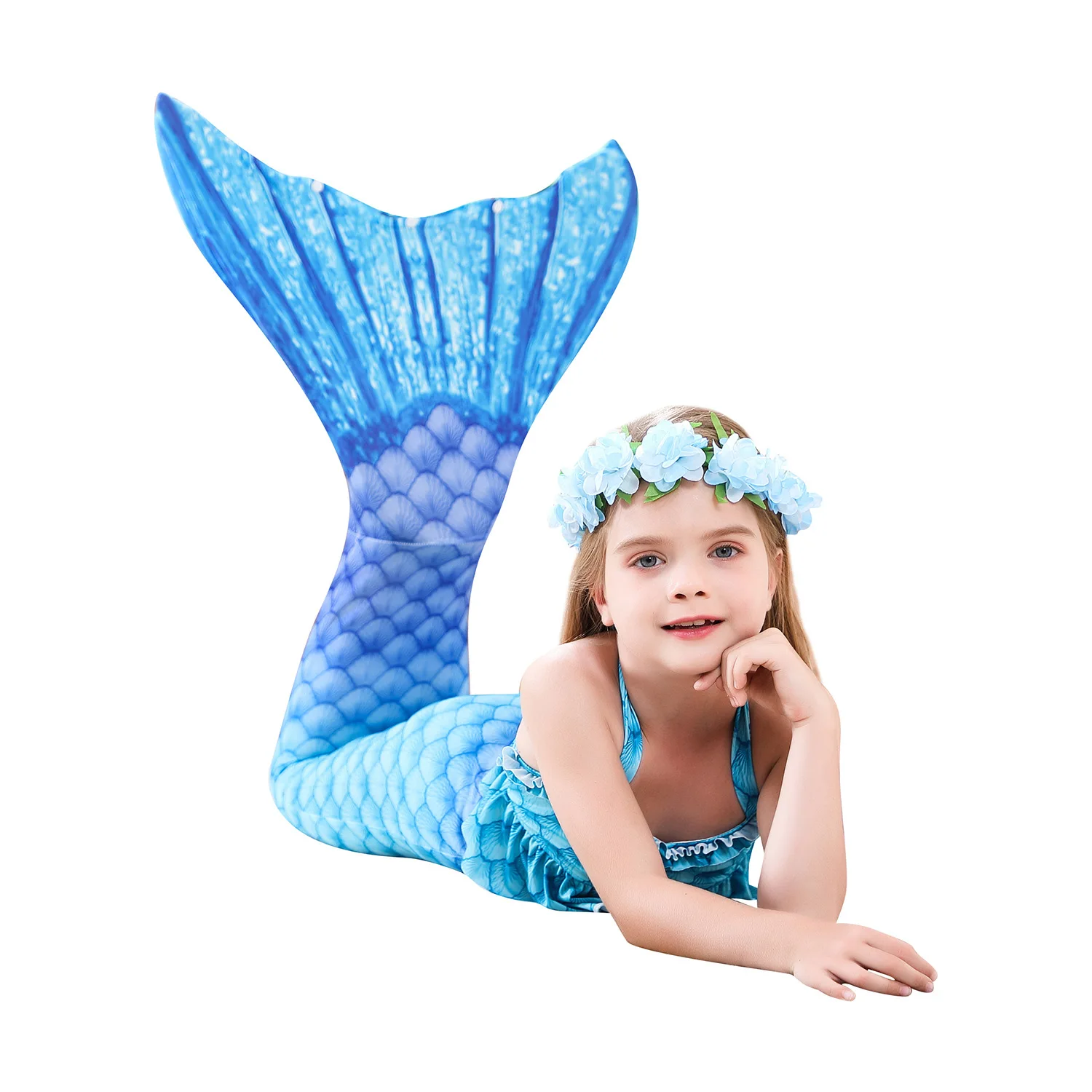 elvira costume Haojxuanyu Children Mermaid Swimwear Girls Pink Blue Bikini Set Kids Swimsuit Cosplay Mermaid Tail Costume for Swimming morticia addams dress