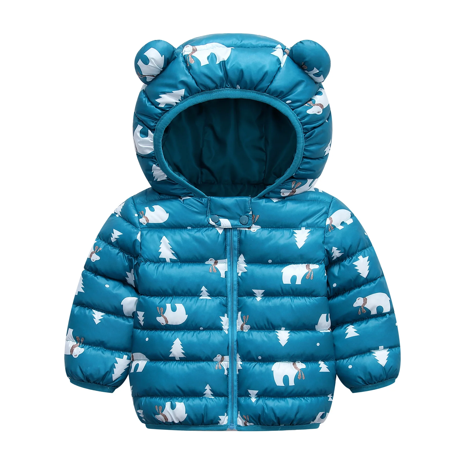 Куртки для маленьких мальчиков и девочек; осенне-зимнее пальто для девочек; детская одежда; одежда для детей; теплая верхняя одежда; толстовки с медведем - Цвет: as picture