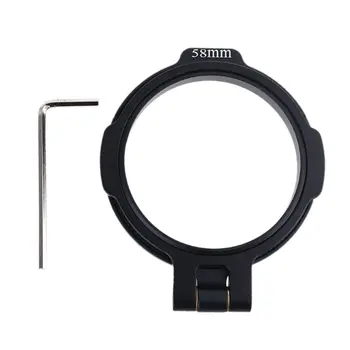 

Universal Aluminum 58mm Metal Rapid Camera Lens ND Filter Mount Bracket for DSLR Camera Accessory