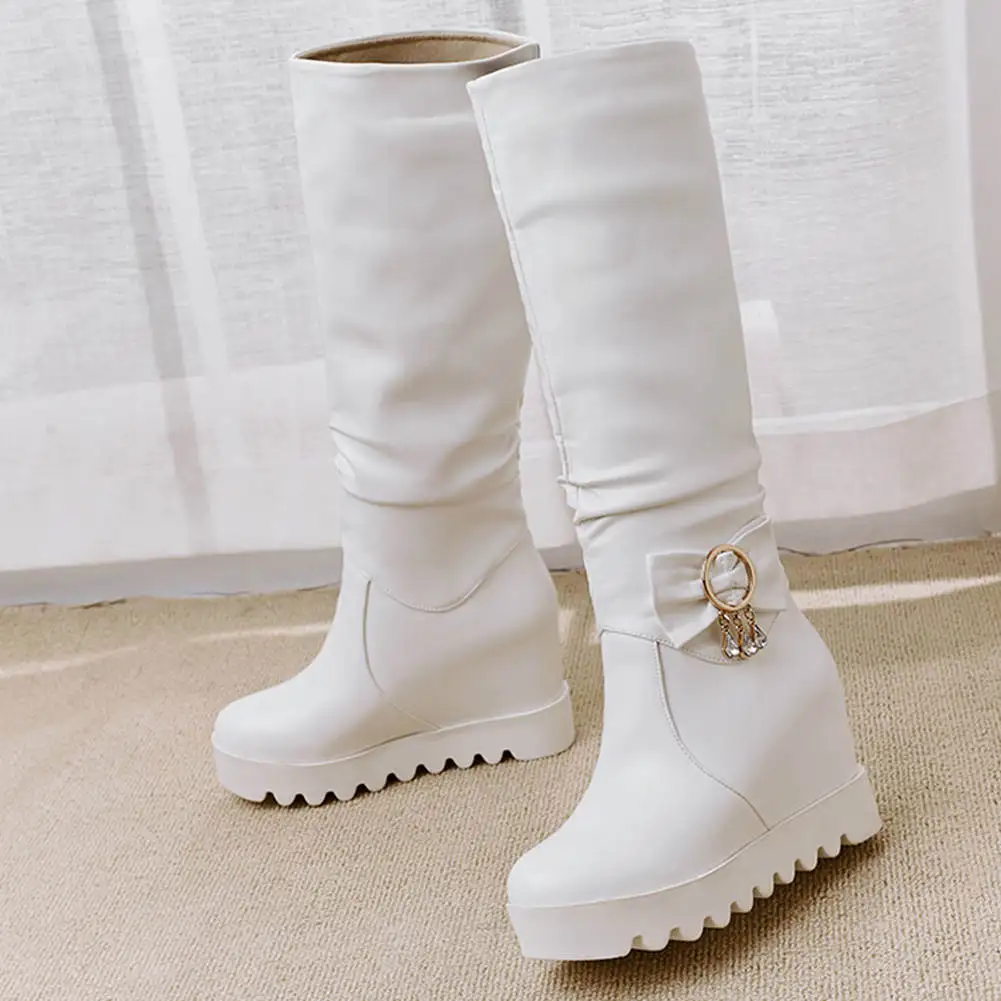 KARINLUNA Big Size 30-43 New Snow Boots Ladies Height Increasing Platform Shoes Woman Fashion Decoration Non-slip Boots Women
