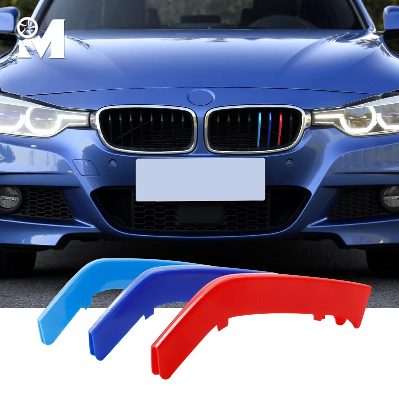 3 шт. наклейки на решетку радиатора BMW F20 F30 F34 E90 F10 G30 F07 Series 1 5 M|Наклейки автомобиль| |