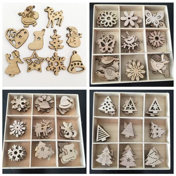

2020 Merry Christmas Tree DIY Wooden Crafts Decoration For Home Ornaments 2021 Happy New Year Xmas Village Santa Claus Supplies