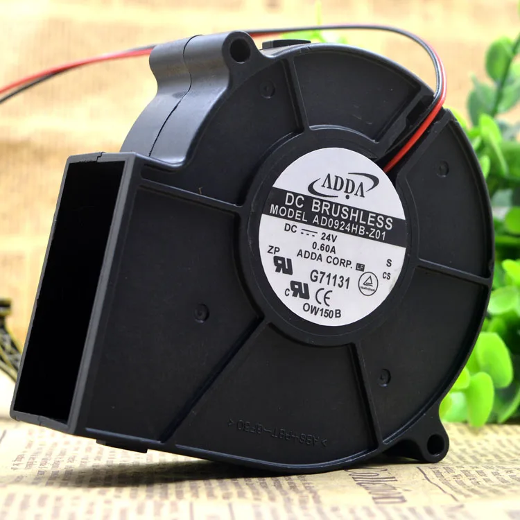 AB0924HB-Z01 24V 0.60A 9733 9 см защиты электродвигателя Вентилятор охлаждения