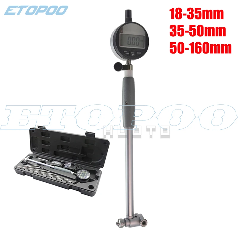 Digital 0.001mm 1835mm 3550mm 50160mm/0.01mm Dial Bore Gauge Center