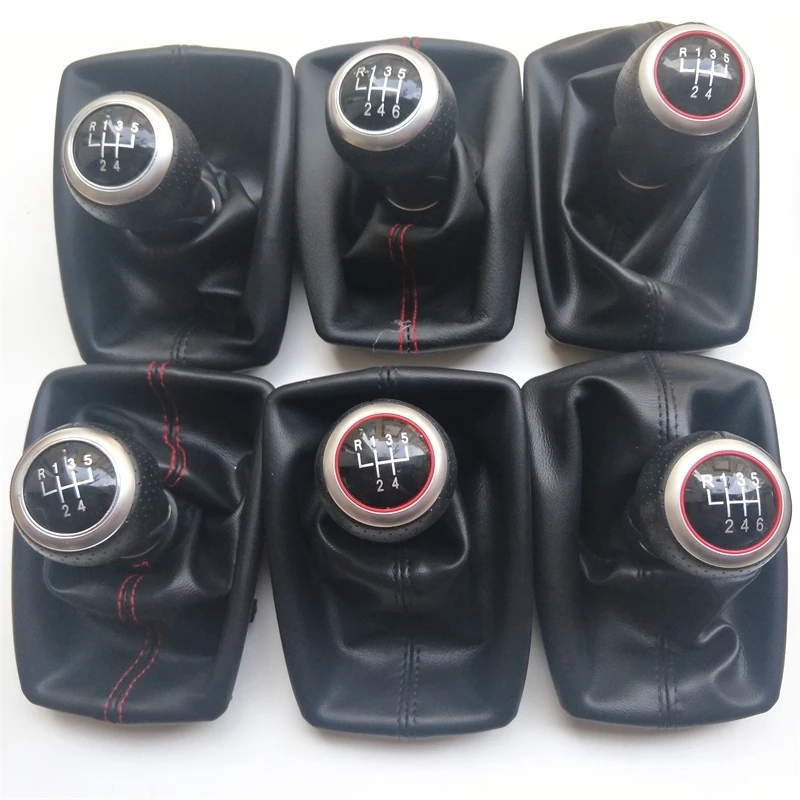 Аксессуары для стайлинга автомобилей MT ручка переключения передач Gaiter Boot Cover Рычажная ручка для Audi A4 S4 B8 8K A5 8T Q5 8R Sline 2007
