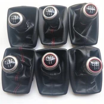 

Car Styling Accessories MT Gear Shift Knob Gaiter Boot Cover Lever Stick Pen For Audi A4 S4 B8 8K A5 8T Q5 8R Sline 2007-2015