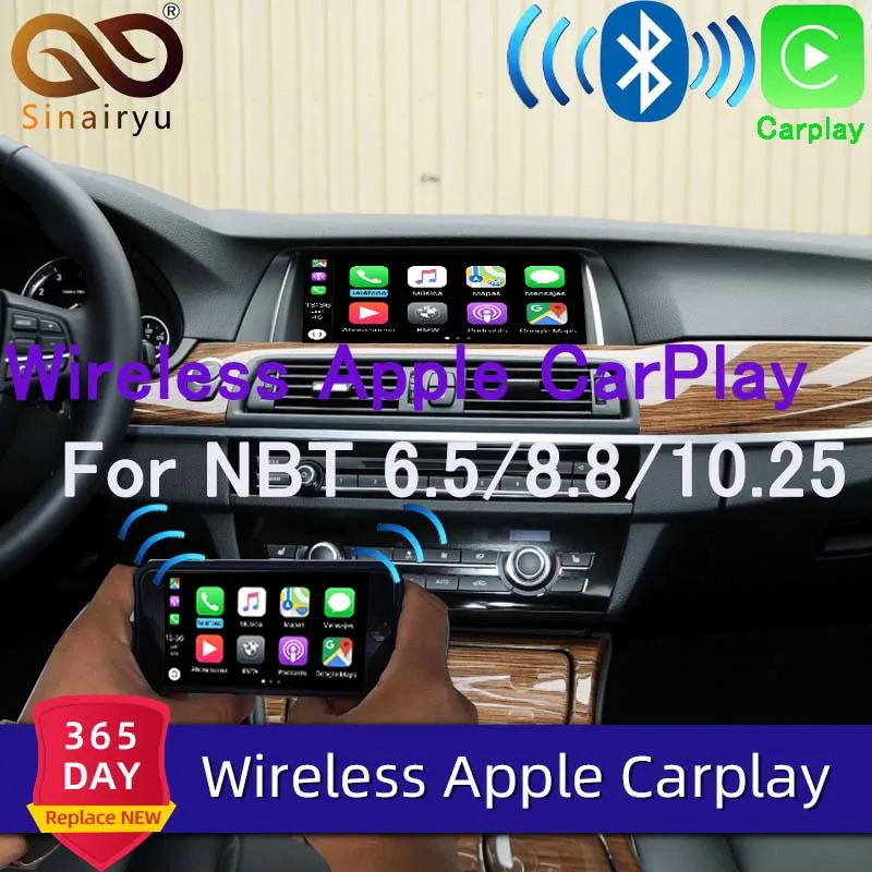 Sinairyu WI FI Беспроводной Apple Carplay автомобильный игровой Android авто для BMW НБТ на