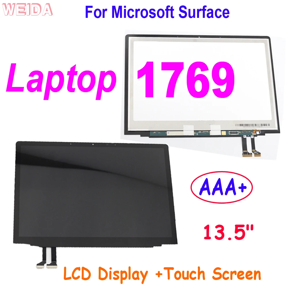 13.5 "Aaa Lcd Per Microsoft Surface Laptop 1769 Display Lcd Touch Screen Assembly Per Microsoft Surface Laptop 1769 Display