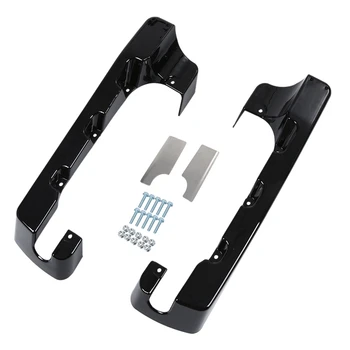 

Motorcycle 4 Inch Double Cut Hard Saddlebag Extension for Touring Road King Road Ultra Street Glide Electra Glide 1994-2013