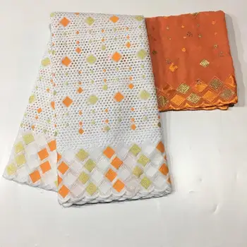 

Swiss polish 100%cotton lace fabric soft dubai farbic atiku polish for wedding white swiss voile lace in switzerland 5+2yard/lot