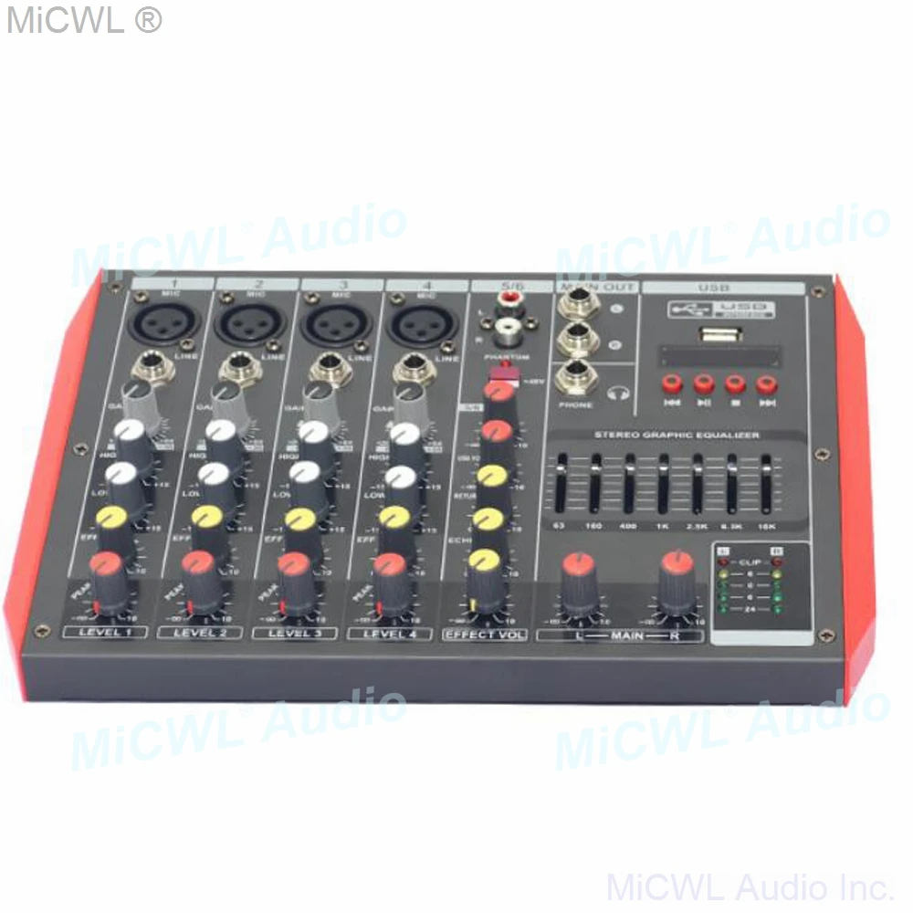 MG6 mini Bluetooth Audio Mixer Sound Microphone