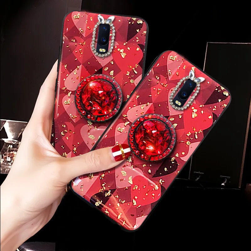 A3 Роскошный модный чехол для телефона для iphone 11 Лот pro 7 8 xs max 6 6s x xr plus с кронштейном и золотым кристальным ремешком для женщин - Цвет: A3