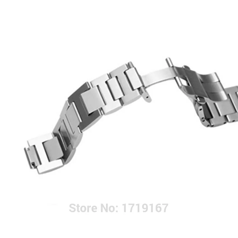 Stainless Steel Watchband For 21 Chronoscaph & Autoscaph Blue Balloon 20*12mm / 18*11mm / 14*9mm  Watch Strap Band