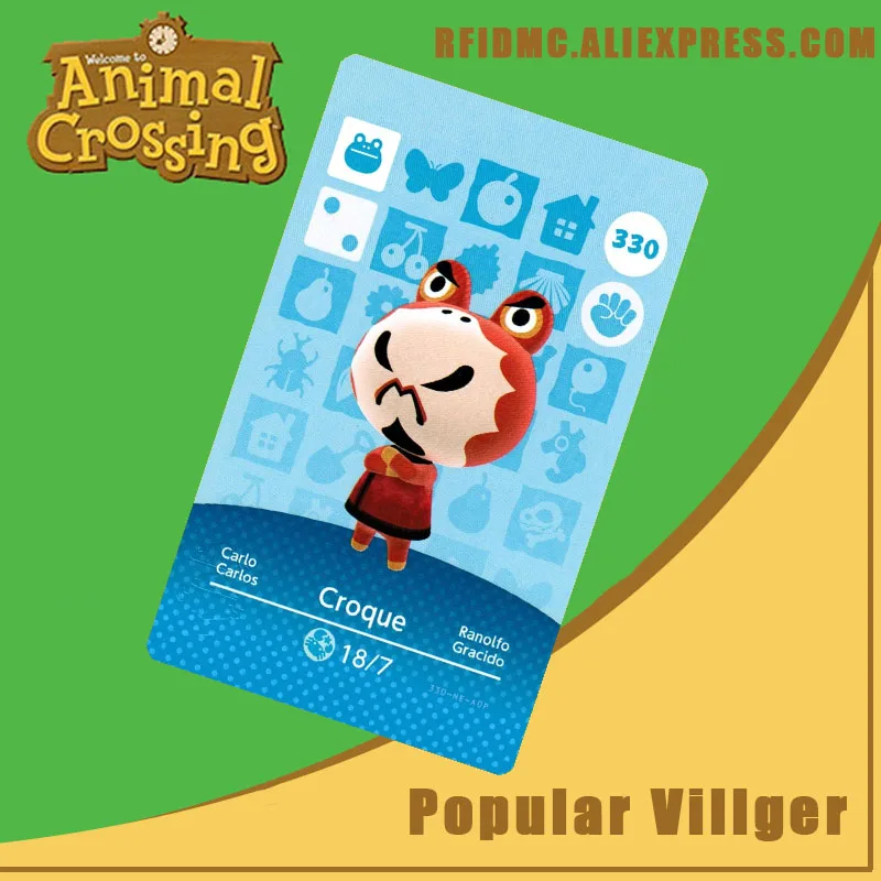 330 Croque Animal Crossing Card Amiibo for New HorizonsAccess Control