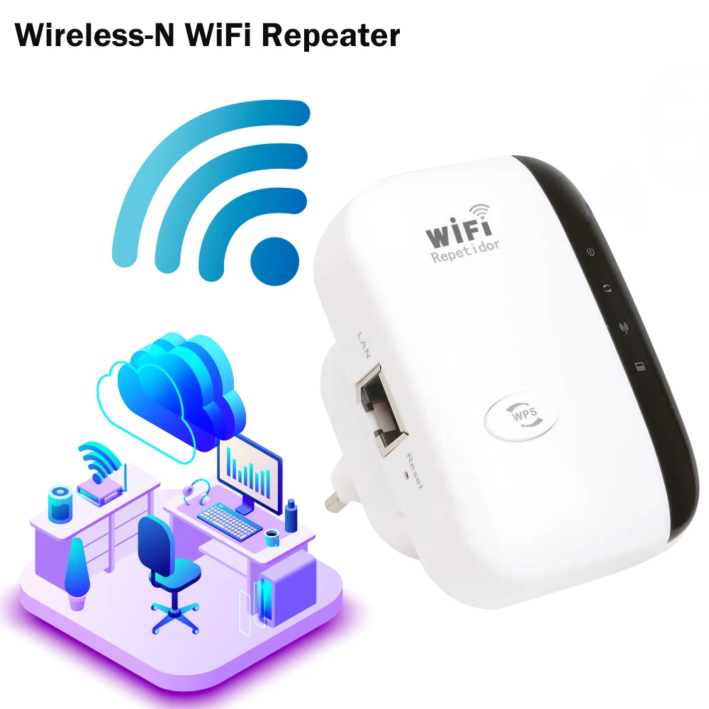 Беспроводной Wi Fi репитер 300 Мбит/с|Сетевые карты| |