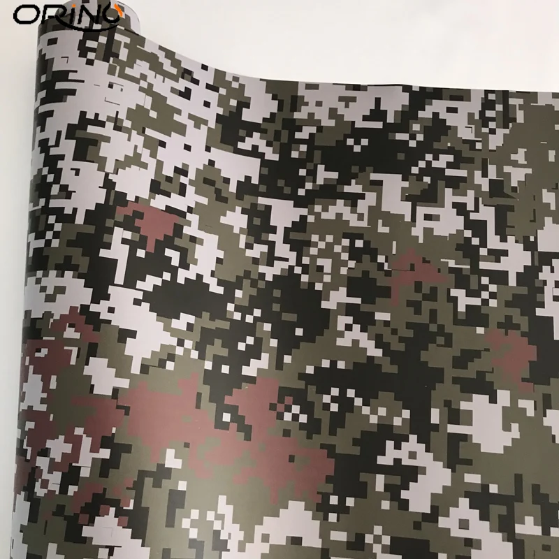 Army Green Digital Car Sticker Wrap Vinyl-3