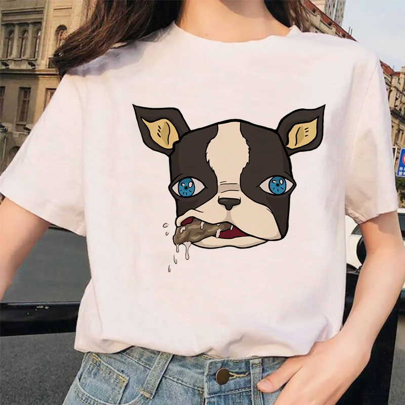 Японское аниме JoJo Необычные Приключения Забавные футболки для мужчин и женщин с принтом Футболка Повседневная Jojo футболка хип-хоп топ тройники Женские