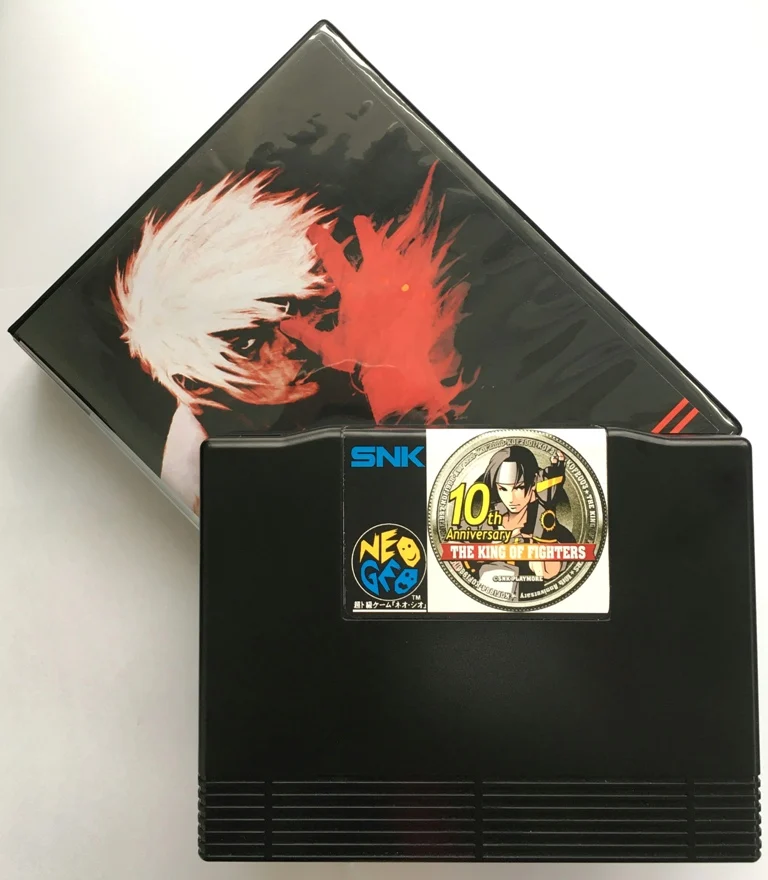 NEOGEO AES KOF 10th anniversary(взломанный) игровой картридж и ShockBox для консоли SNK NEO GEO AES