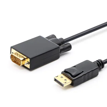 

DP To VGA Conversion Cable Displayport To VGA Adapter Connector HD 1.8 M Displayport To VGA Converter