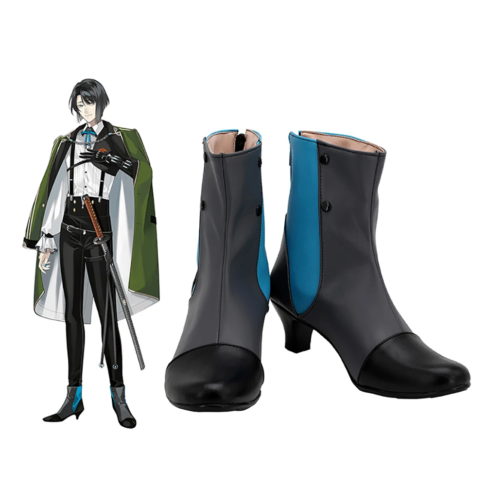 

Кожаные туфли Matsui Gou для косплея Touken Ranbu Matsui Gou, обувь на высоком каблуке для косплея унисекс