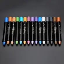 15 цветов глаз лежа шелкопряда тени для век жемчужно светящийся маркер карандаш Профессиональная Красота Тени для век Стик TSLM1