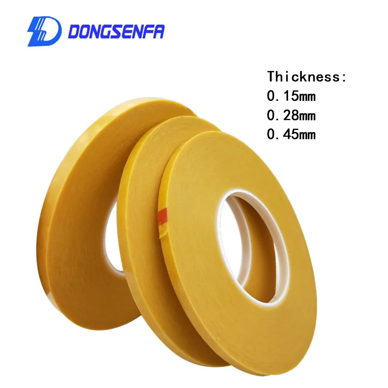 

DONGSENFA Margin Tape Transformer Insulation Tape Coil Wrap Insulation Adhesive Tape 0.15/0.28/0.45mm Thickness