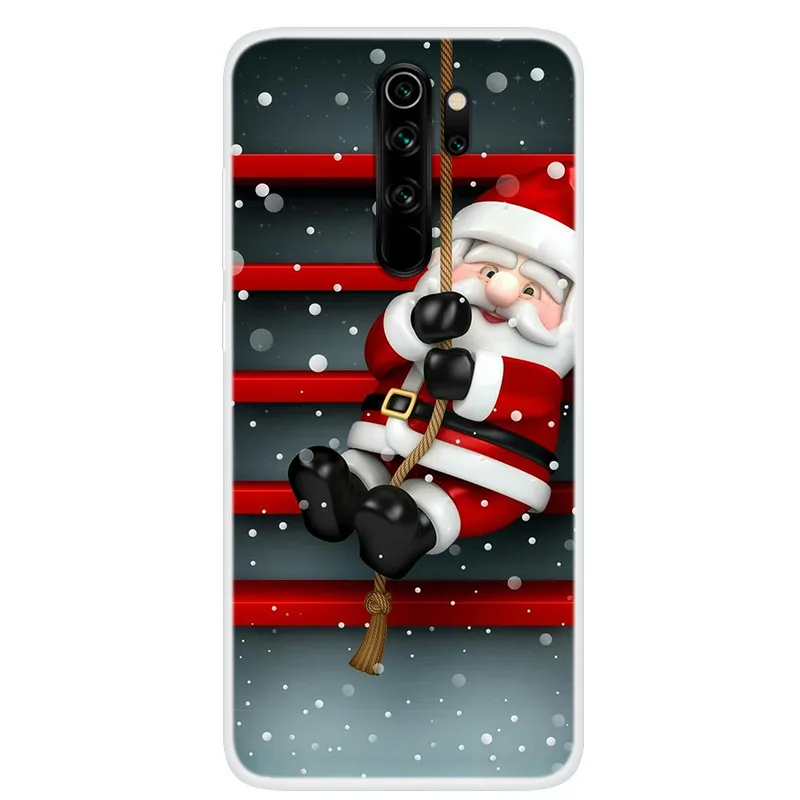 For Xiaomi Redmi Note 8 Pro Case Christmas NEW Year Gift Soft TPU Cover For Xiomi Redmi Note 8T Phone Cases Coque Note8 8Pro xiaomi leather case charging Cases For Xiaomi