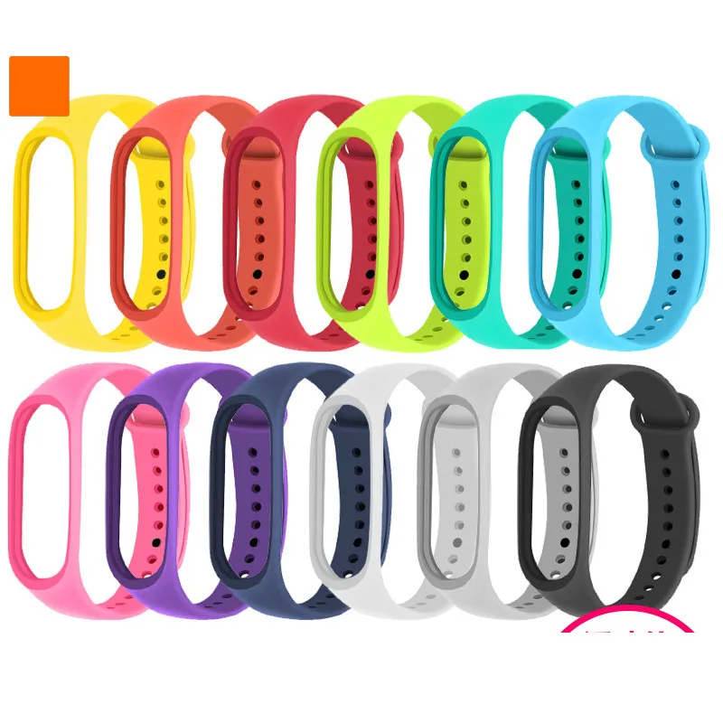 

Bracelet For xiaomi Mi Band 5 4 3 strap Sport watch Strap Replacement Silicone wrist belt accessories For pulseira mi band 5 4 3