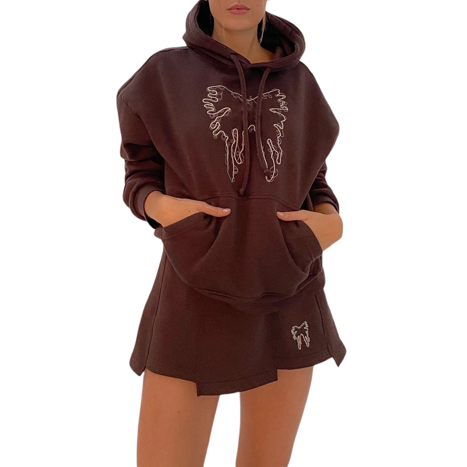 

Women's Casual Outfits Long Sleeve Butterfly pattern