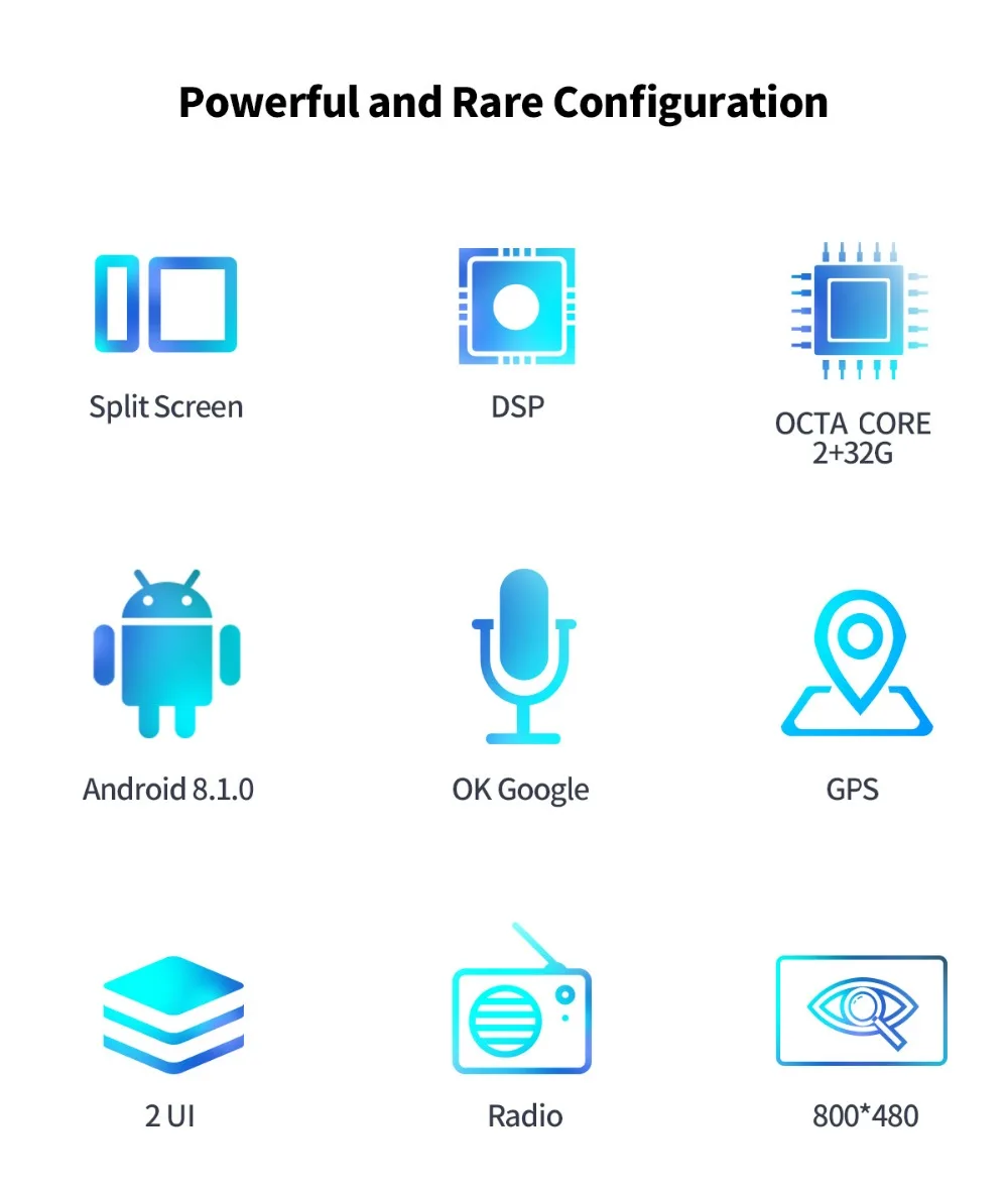 Cheap JOYING Car audio player 2GB RAM 32GB ROM Android 8.1 universal 6.2" car multimedia GPS receiver Mirror link DSP fast boot SWC HD 10