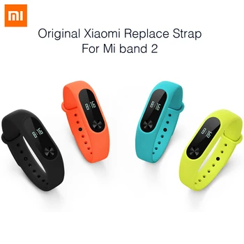 

100% Original Xiaomi mi band 2 Wrist Strap Belt Silicone Wristbands for Mi Band 2 Smart Bracelet for Xiaomi Band 2 Accessories