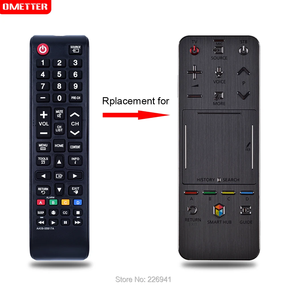 Сменный пульт дистанционного управления для Samsung 3d smart tv UA55F8000J UA46F6400AJ сенсорный с