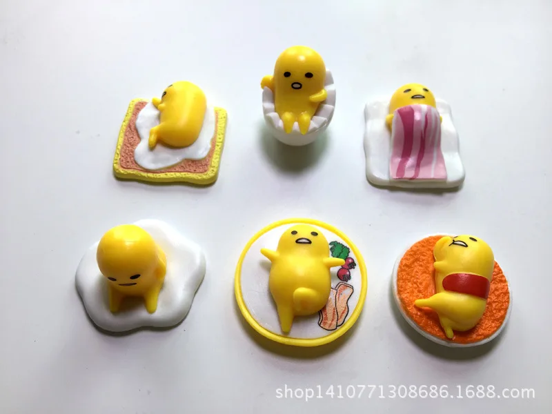 6-Yolk King Garage Kit Lazy Egg King Brother мини-модель украшения