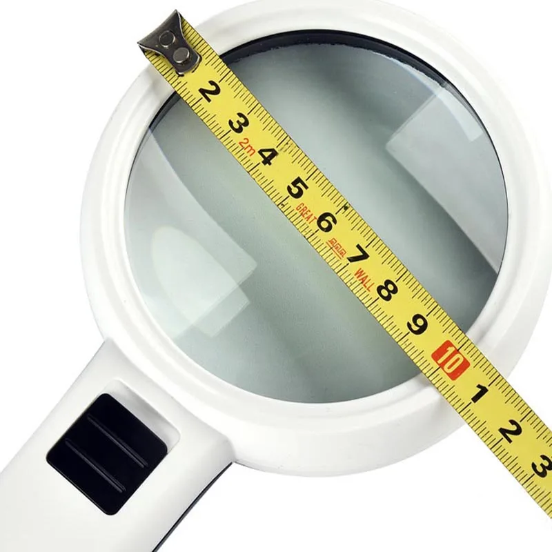 Magnifying Glass with Light，30X Handheld Large Magnifying Glass