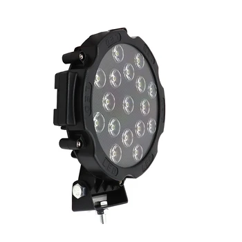 

Niscarda 7inch 12V 24V Black Round 51W LED Work Light Spot Driving Light Bar For Off Road Ute 4x4 4WD BOAT SUV TRUCK JEEP
